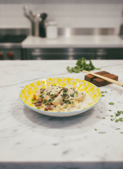 Polish Inspired 'Chicken' in Creamy Lemon Sauce (v)