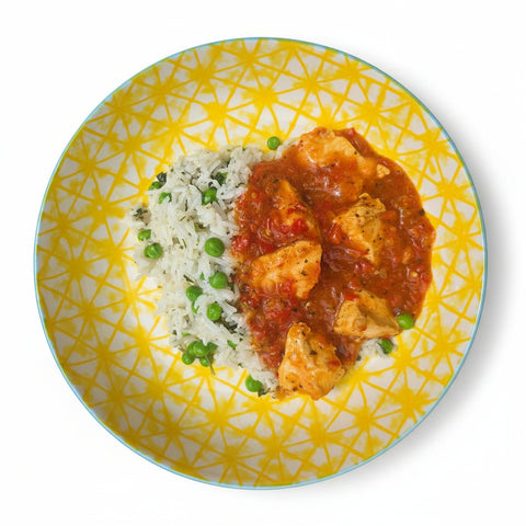 Chicken Etoufee + Herby Rice