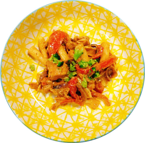 Fajita 'Chicken' Pasta (v)