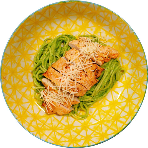 Green Pesto Pasta Chicken
